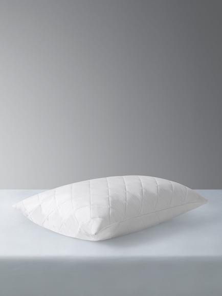 John Lewis Easycare Waterproof Pillow Protector, Standard, White