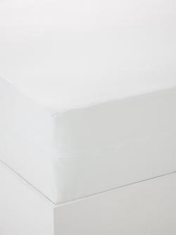 John Lewis Micro-Fresh® Anti-Allergy Mattress Protector, Single, White