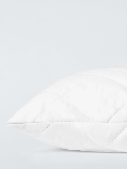 John Lewis Kids' Wool Pillow, Standard - view 2, White