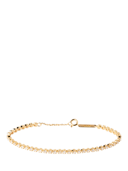 PDPAOLA Tennis Bracelet, Gold, Gold