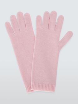 John Lewis Cashmere Gloves, Light Pink