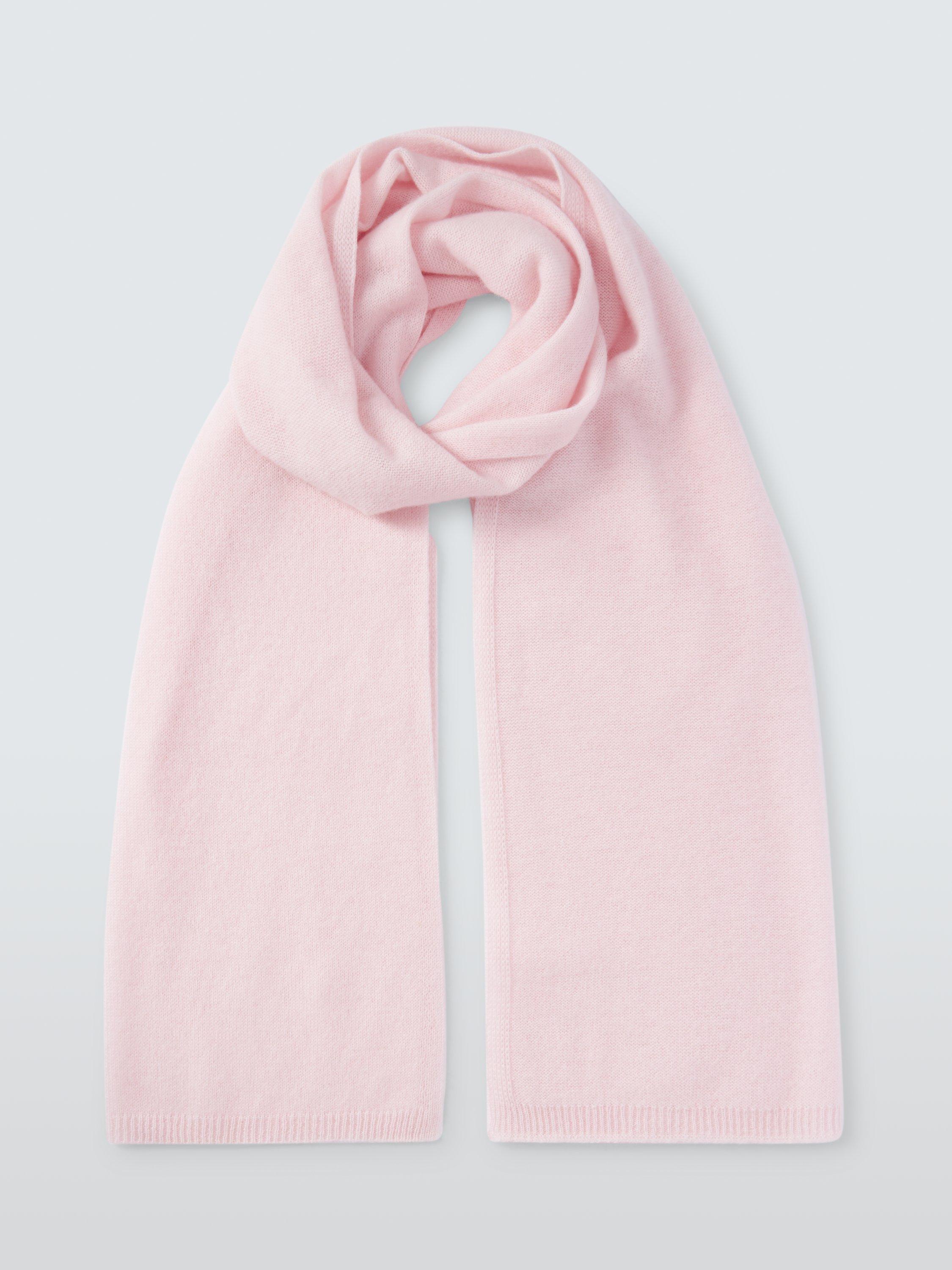 John Lewis Cashmere Scarf Light Pink