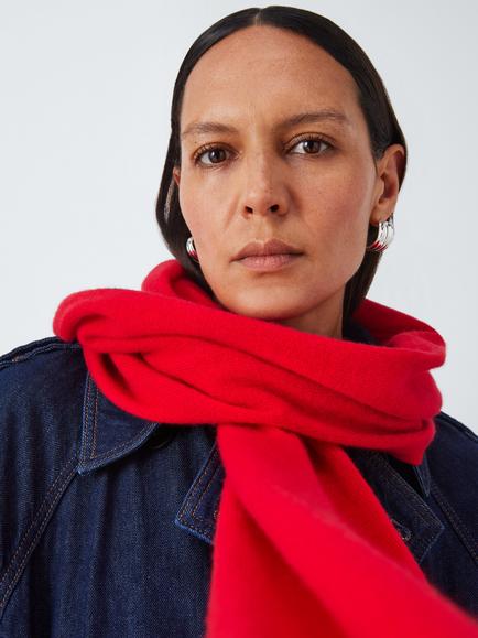 John Lewis Cashmere Scarf, Red