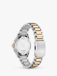 Citizen Ring Solar Women's Ring Solar Eco-Drive Bracelet Strap Watch, White Fe2116-85a