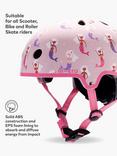 Micro Scooters Kids' Mermaid Bike/Scooter Safety Helmet, Pink
