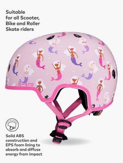 Micro Scooters Kids' Mermaid Bike/Scooter Safety Helmet, Pink - view 2, Pink