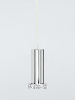 John Lewis Lux Light Pull, Silver, Silver