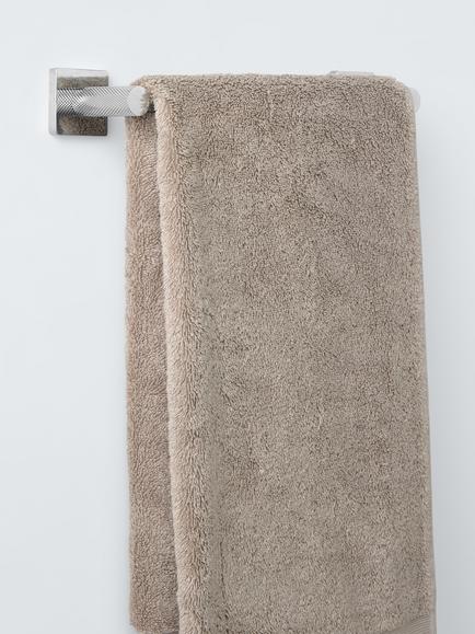 John Lewis Lux Towel Rail, 32cm, Silver - view 2, Silver