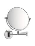 John Lewis Lux Extendable Bathroom Swivel Mirror, Silver