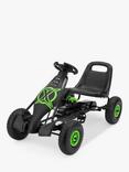 Xootz Kids' Viper Go Kart, Black/Green