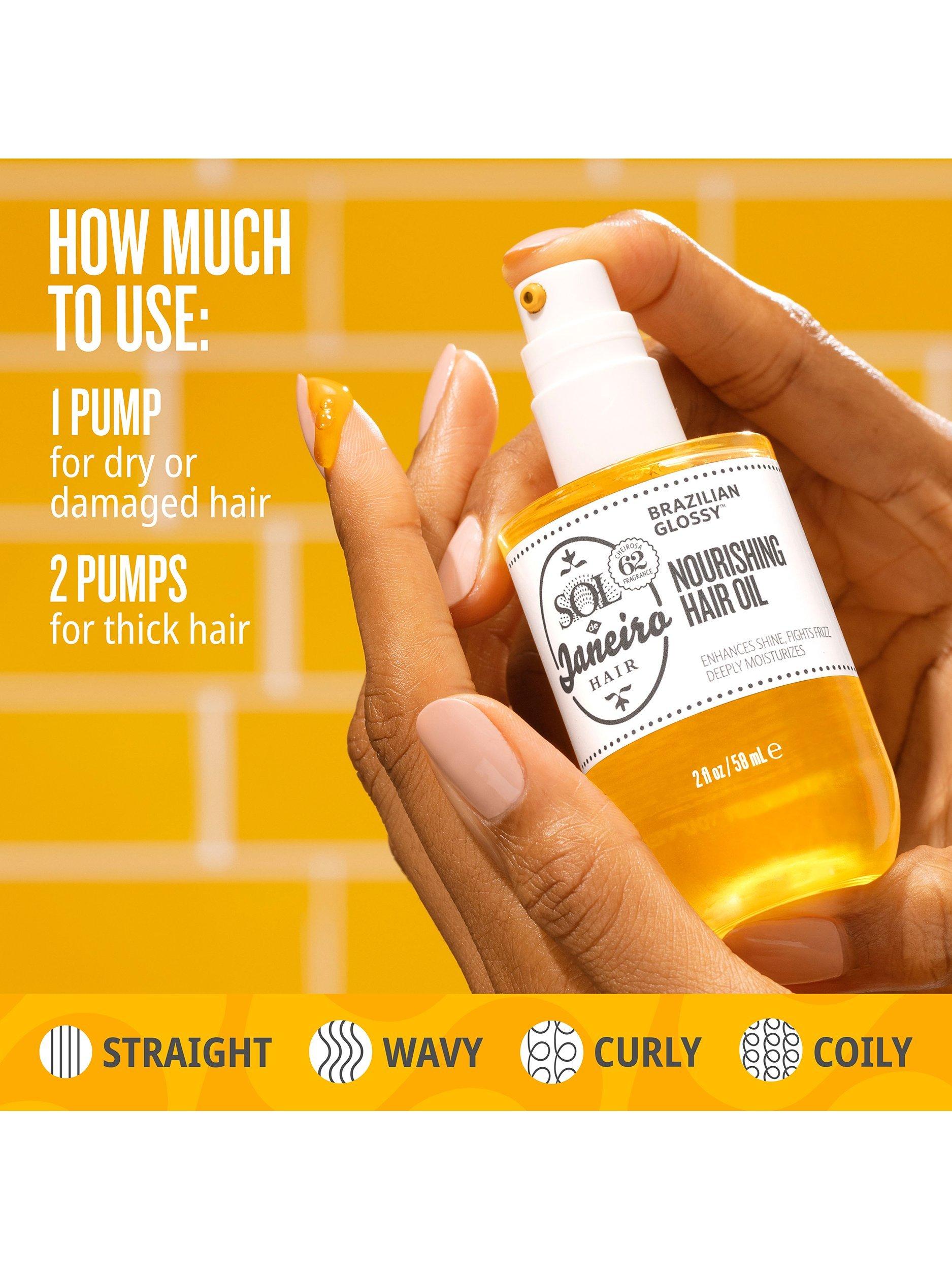 Product image 3 of 6, which shows Sol de Janeiro Brazilian Glossy™ Nourishing Hair Oil, 60ml