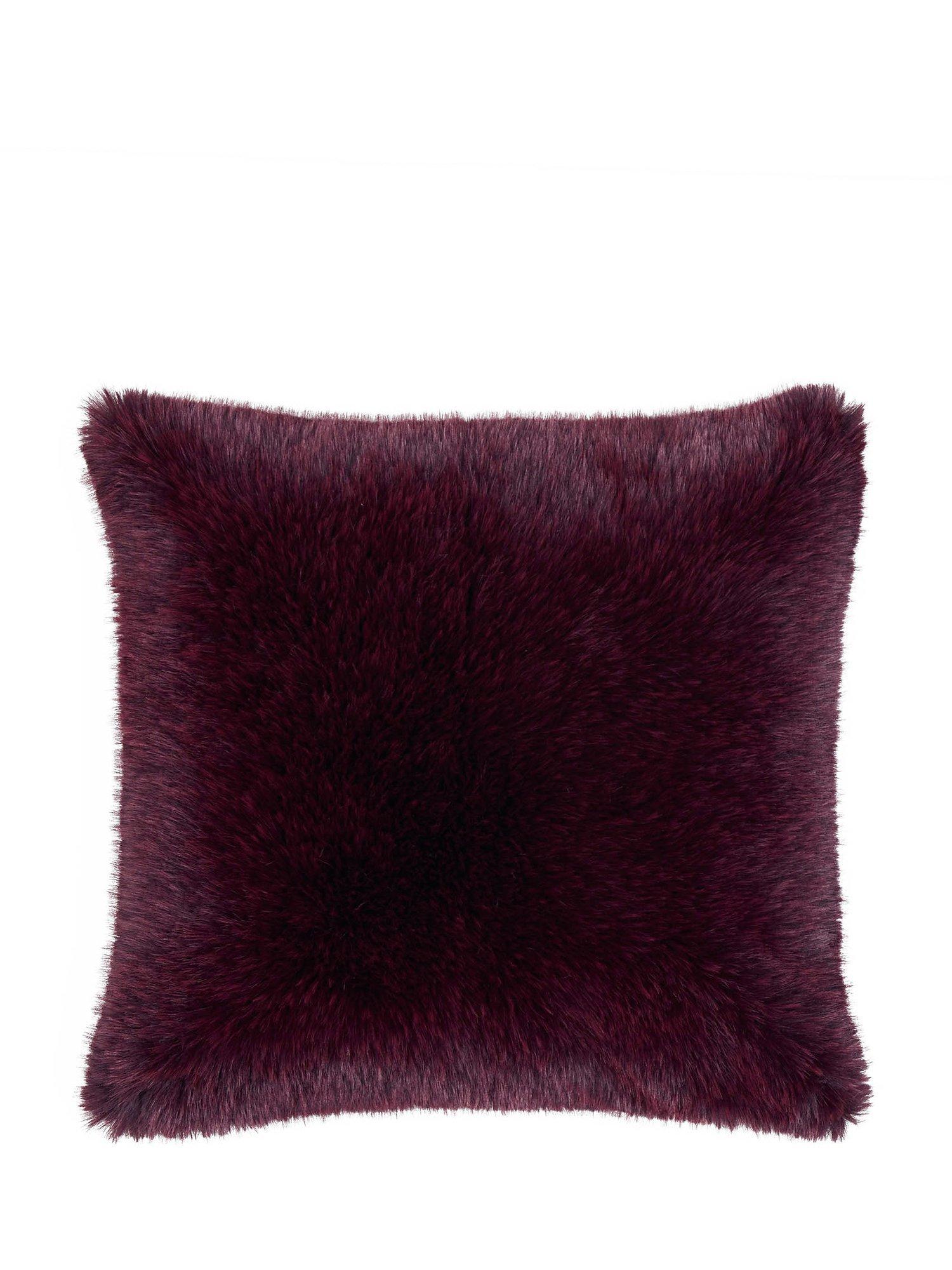 Laura Ashley Heaton Cushion, Blackberry