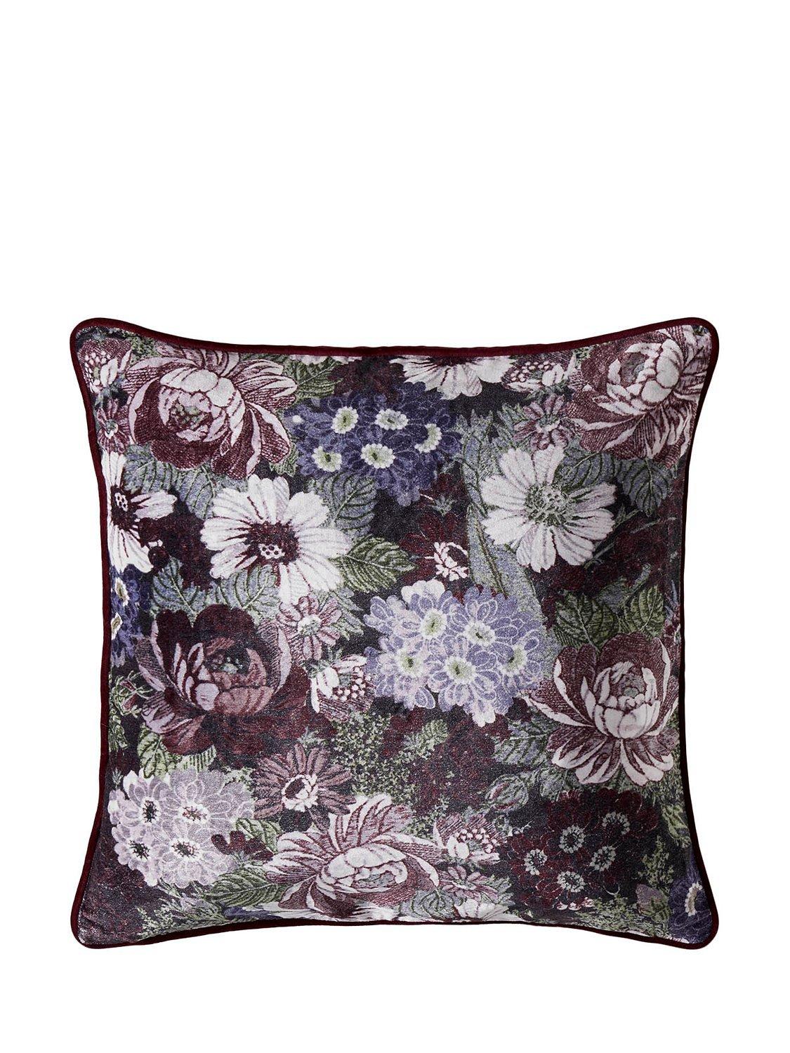 Laura Ashley Honnington Cushion, Blackberry