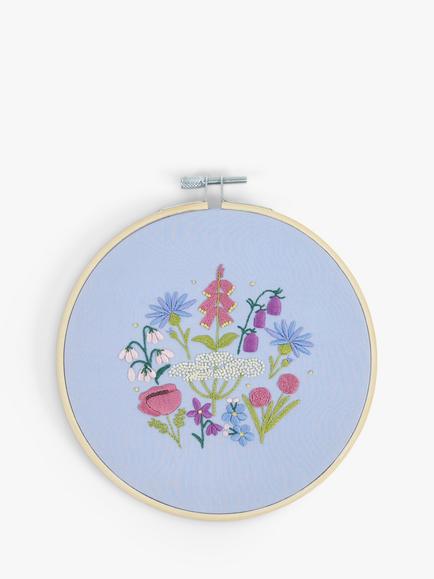 DMC English Garden Embroidery Kit - view 2, Multi