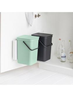 Brabantia Sort & Go Built-in Bin, 2 x 12L - view 2, Multi