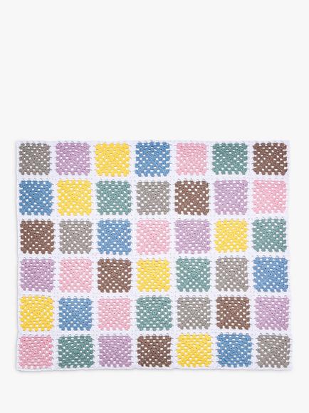 Wool Couture Granny Square Blanket Crochet Kit - view 2, Multi