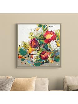 John Lewis Julia Forman 'Crazy Bunch' Framed Canvas, 86 x 86cm, Multi - view 2, Multi