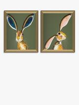 John Lewis Quinn Russell 'Marley & Maisie' Framed Prints, Set of 2 ...