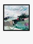 John Lewis Georgia Elliot 'Shift Skies' Framed Print, 84.5 x 84.5cm, Green