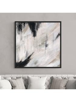 John Lewis Yharnna 'Halo Love' Framed Canvas Print, 106 x 106cm, Black - view 2, Black