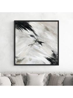 John Lewis Yharnna 'Aurora' Framed Print, 106 x 106cm, Black - view 2, Black