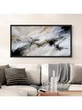 John Lewis Yharnna 'Heavenly Twilight' Framed Canvas Print, 64 x 124cm, Black