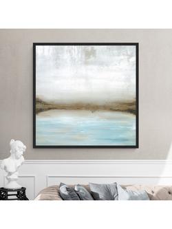 John Lewis Yharnna 'Enchanted Visions' Framed Canvas Print, 106 x 106cm, Gold - view 2, Gold
