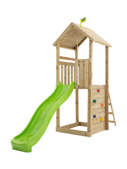 TP Toys Skywood Play Tower with Climbing Wall and Slide, Multi