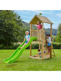 TP Toys Skywood Play Tower with Climbing Wall and Slide - view 2, Multi