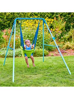 TP Toys Foldable Metal Baby Swing, Blue