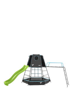 TP Toys Explorer Black Edition Metal Climbing Frame with Jungle Run and Slide, Multi