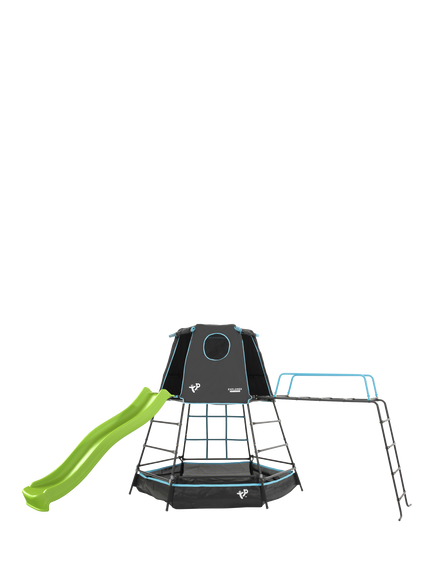 TP Toys Explorer Black Edition Metal Climbing Frame with Jungle Run and Slide, Multi