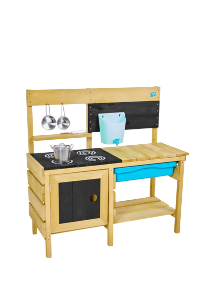 TP Toys Deluxe Wooden Mud Kitchen, Multi