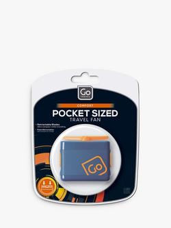 Go Travel Mini Travel Fan, Blue/Orange, Blue/Orange