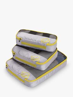 Go Travel Triple Packing Cubes - view 2, Grey/Yellow