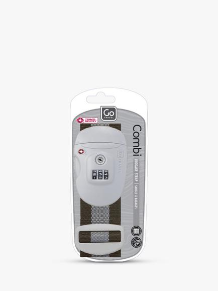 Go Travel Sentry Combi Strap, Black/Grey