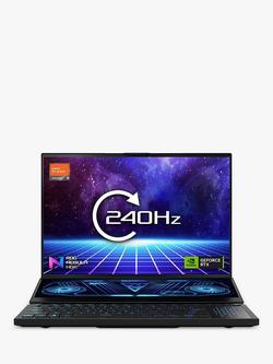 ASUS ROG Zephyrus Duo 16 Dual Screen Gaming Laptop, AMD Ryzen 9 Processor, 32GB RAM, RTX 4090, 2TB SSD, 16" WQXGA, Black, Black