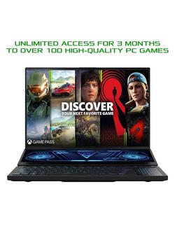 ASUS ROG Zephyrus Duo 16 Dual Screen Gaming Laptop, AMD Ryzen 9 Processor, 32GB RAM, RTX 4090, 2TB SSD, 16" WQXGA, Black - view 2, Black