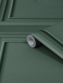 Laura Ashley Redbrook Wallpaper - view 2, Fern Green