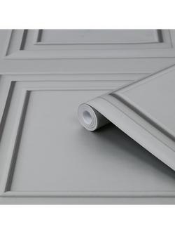 Laura Ashley Redbrook Wallpaper - view 2, Silver