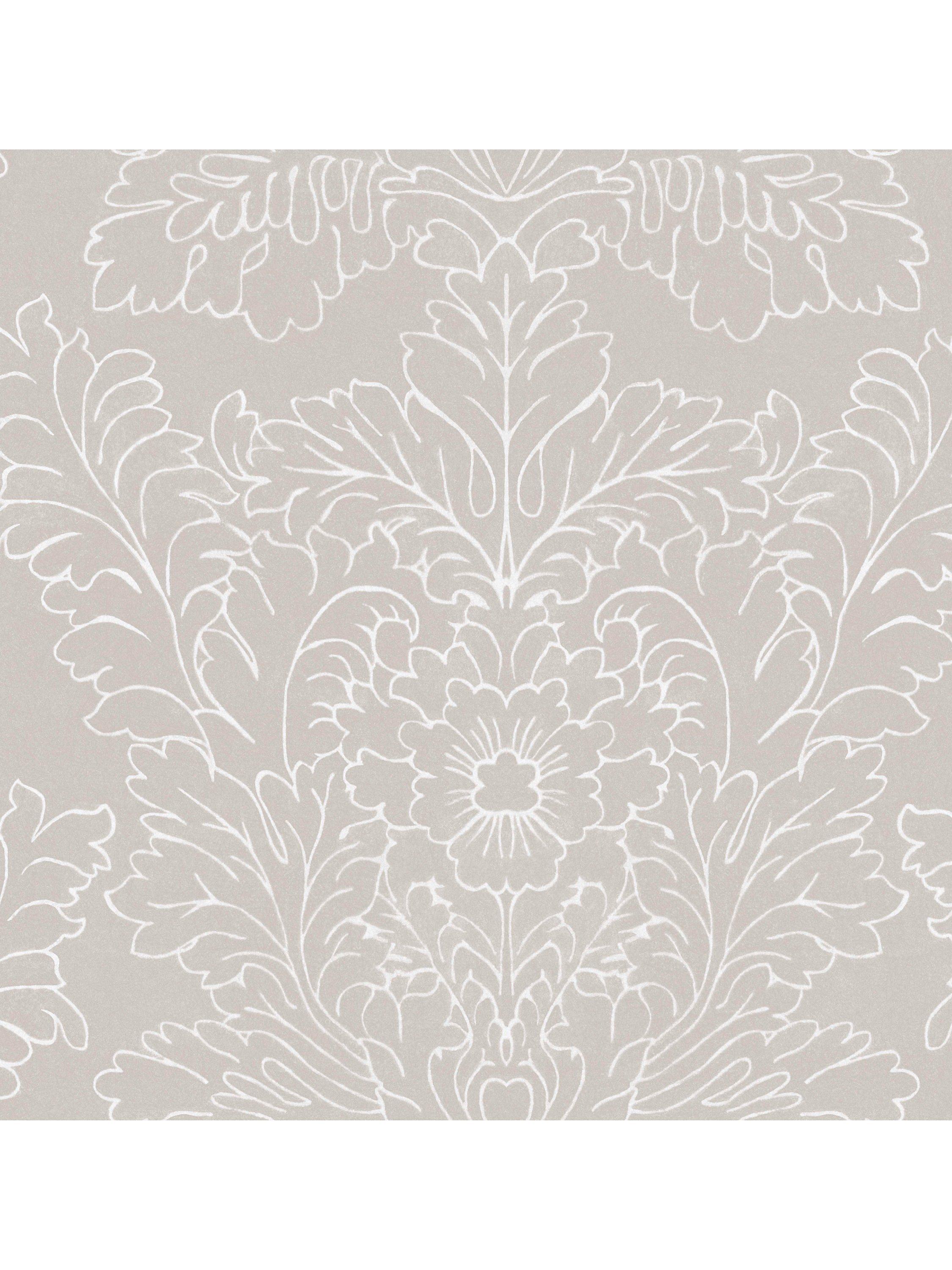 Laura Ashley Silchester Wallpaper, Dove Grey