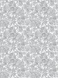 Laura Ashley Louise Wallpaper, Slate Grey