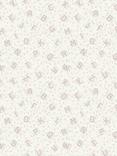 Laura Ashley Alphabet Wallpaper, Dove Grey