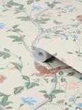 Laura Ashley Summer Palace Wallpaper, Sage/Apricot