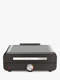 Ninja Sizzle Low Smoke Indoor Grill & Flat Plate, Black, Black