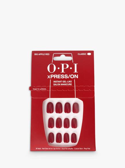 OPI xPRESS/ON Artificial Nails, Big Apple Red