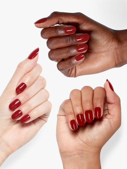 OPI xPRESS/ON Artificial Nails - view 2, Big Apple Red