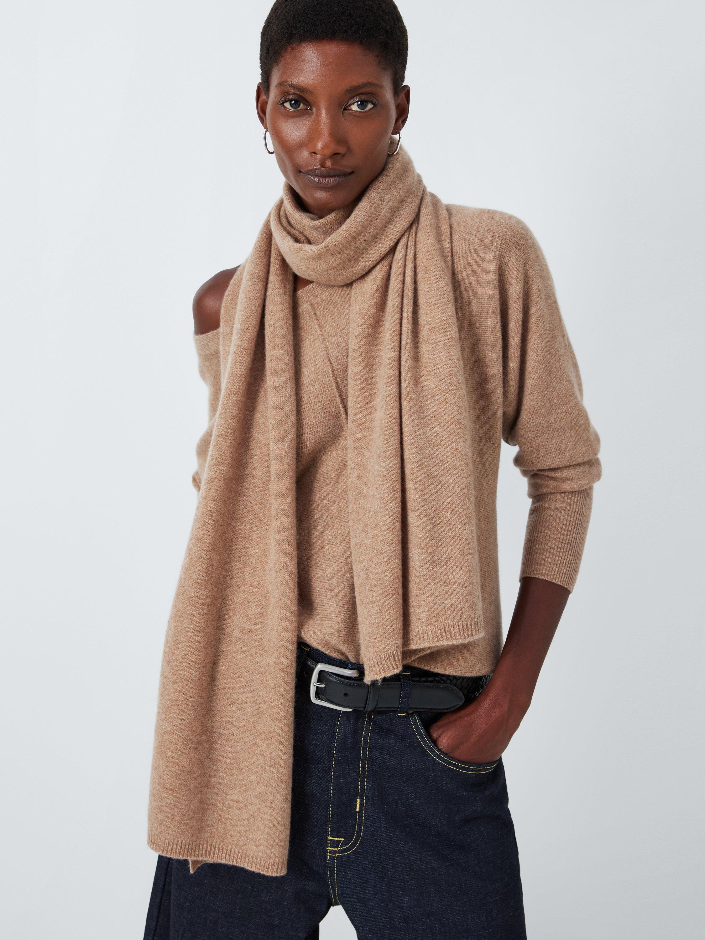 John Lewis Cashmere Scarf Camel