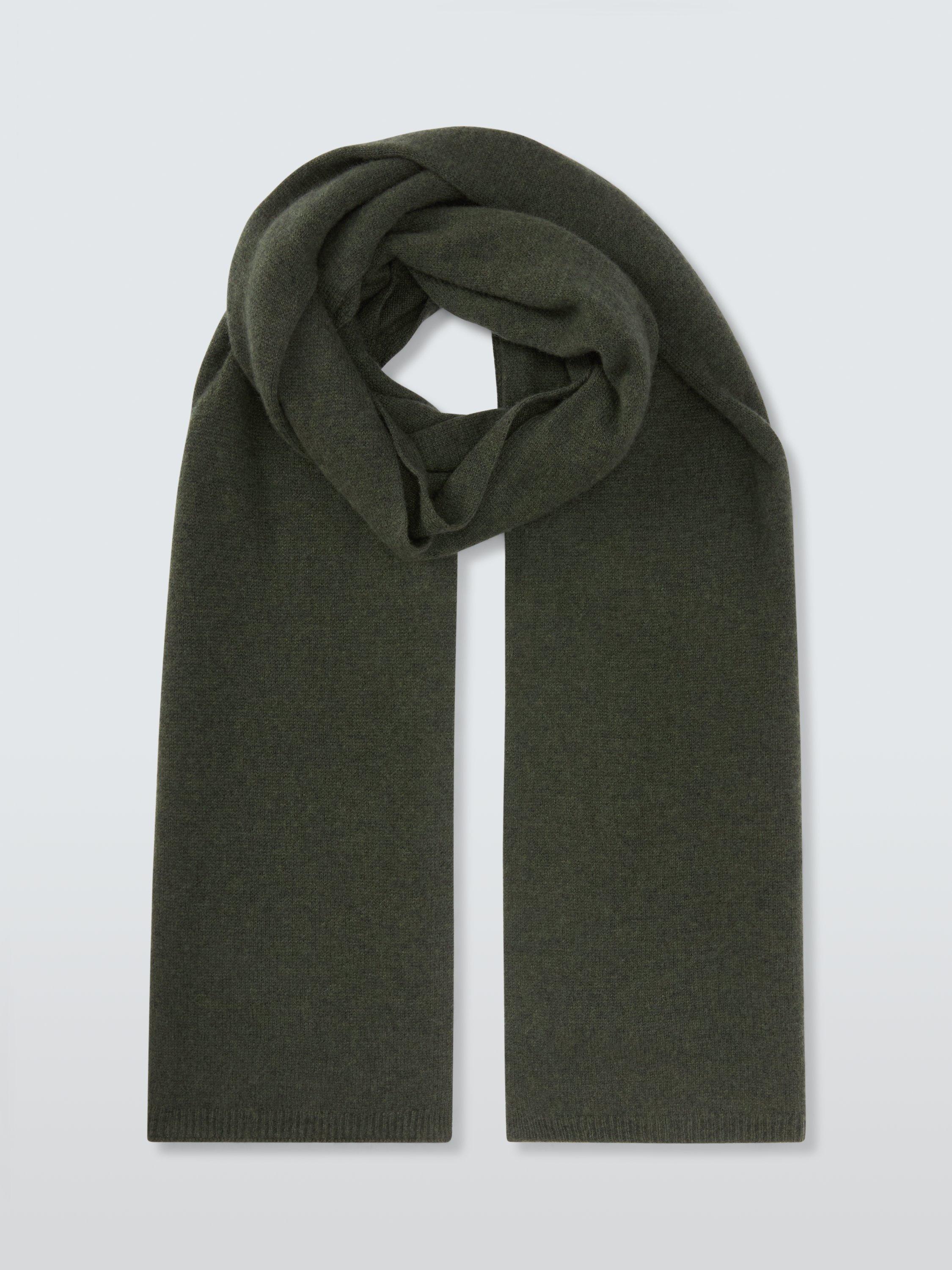 Product image 2 of 5, which shows John Lewis Cashmere Scarf, Khaki