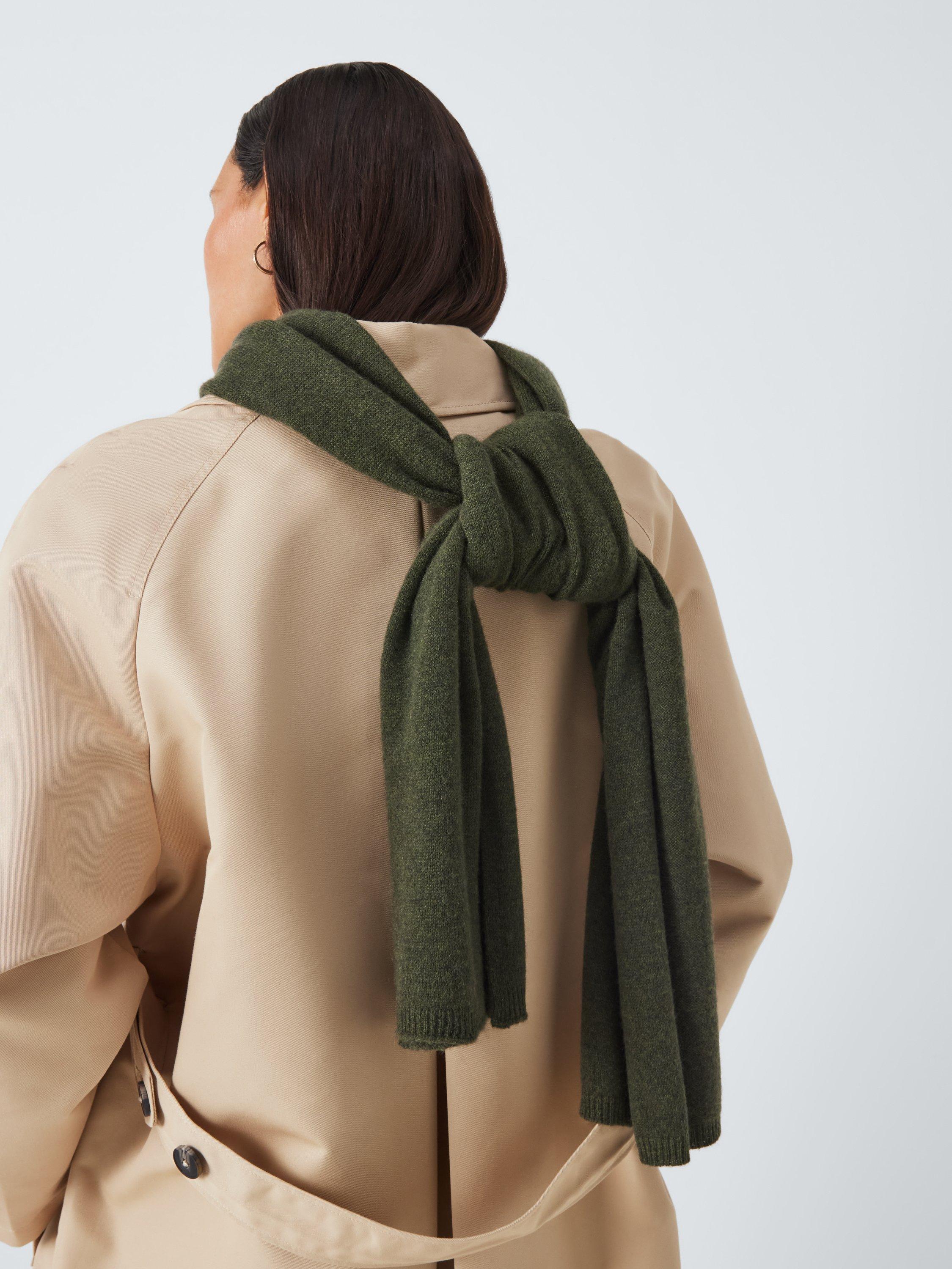 Product image 5 of 5, which shows John Lewis Cashmere Scarf, Khaki